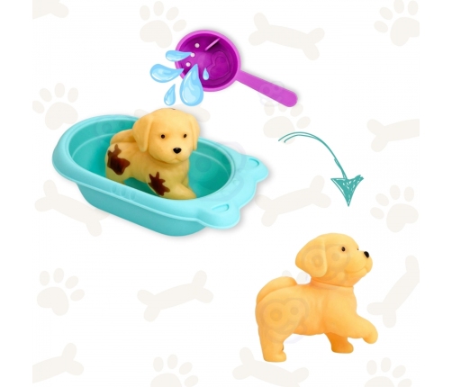 WOOPIE ROYAL Laleczka z Pieskiem Wanną i Akcesoriami Do Pielęgnacji Pupila