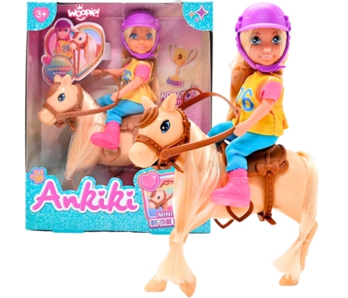 WOOPIE ROYAL Zestaw Laleczka Jeździec z Koniem