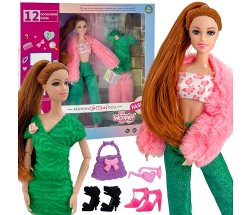 WOOPIE ROYAL Lalka Emi 30 cm - 12 Ukrytych Niespodzianek + Ubranka i Dodatki