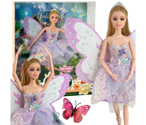 WOOPIE ROYAL Lalka Wróżka EMI – Bajkowa Księżniczka z Motylimi Skrzydłami