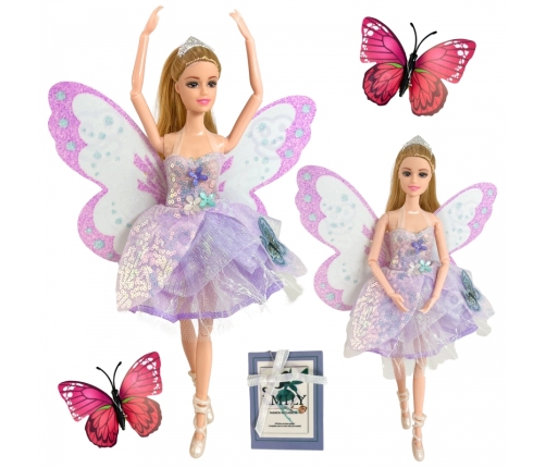 WOOPIE ROYAL Lalka Wróżka EMI – Bajkowa Księżniczka z Motylimi Skrzydłami