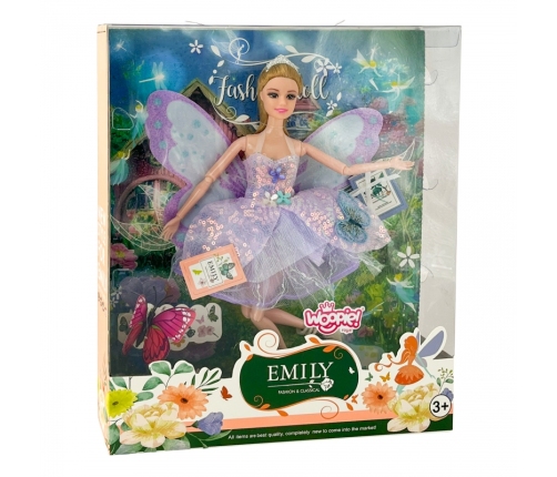 WOOPIE ROYAL Lalka Wróżka EMI – Bajkowa Księżniczka z Motylimi Skrzydłami