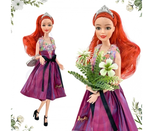 WOOPIE ROYAL Lalka Emi Style Fashion 32 cm - Stylowa Księżniczka w Różowej Sukni + Akcesoria