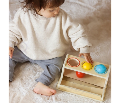 WOOPIE GREEN Pudełko Box 5w1 Montessori Edukacujny 11-12M FSC