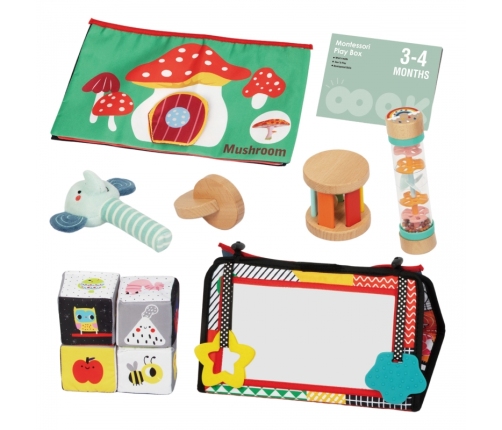 WOOPIE GREEN Pudełko XXL Montessori Sensoryka i Edukacja 6w1 FSC