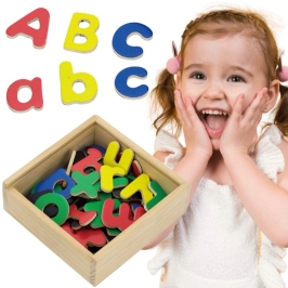 VIGA Drewniane Magnetyczne literki Magnes Uczymy się Pisać VIGA Drewniane Magnetyczne literki Magnes Uczymy się Pisać