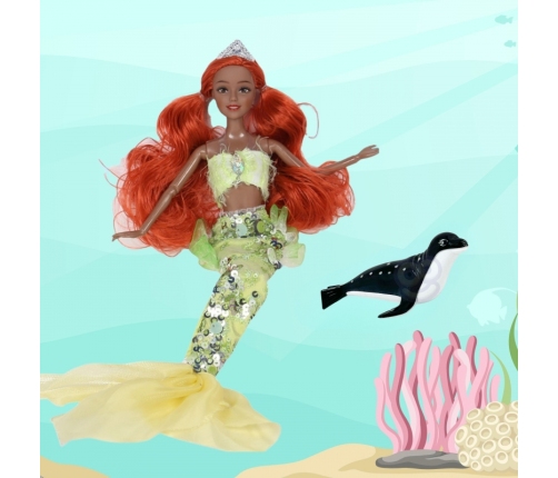 WOOPIE ROYAL Lalka Syrenka Emi Mermaid z Foką