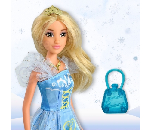 WOOPIE ROYAL Lalka Lodowa Księżniczka Lily i Magiczny Powóz Karoca Akcesoria