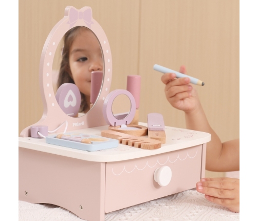 Viga Drewniana Toaletka z Akcesoriami Kącik Małej Księżniczki
