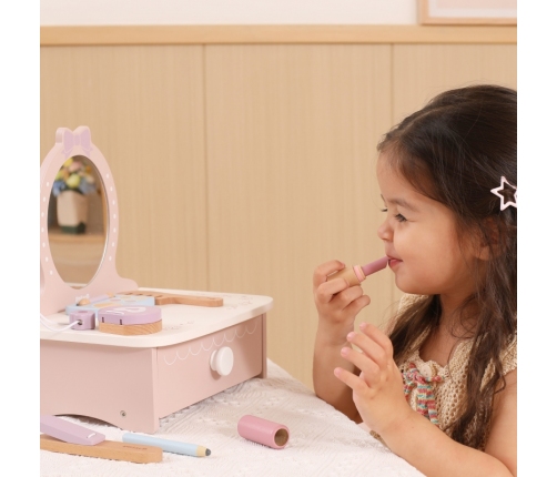 Viga Drewniana Toaletka z Akcesoriami Kącik Małej Księżniczki