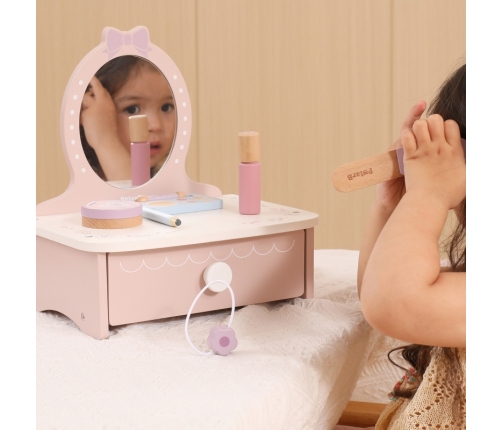 Viga Drewniana Toaletka z Akcesoriami Kącik Małej Księżniczki