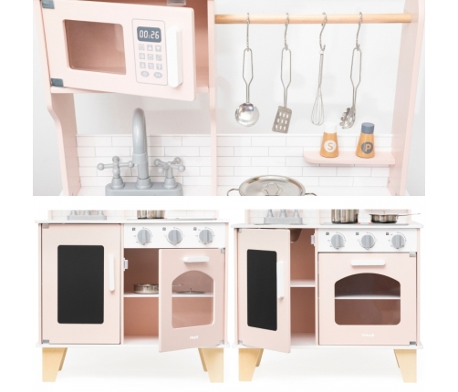 VIGA PolarB Drewniana Kuchnia Światło Dźwięk + Akcesoria