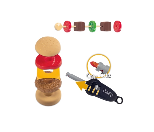 SMOBY Grill Ogrodowy dla dzieci Barbecue 18 akcesoriów