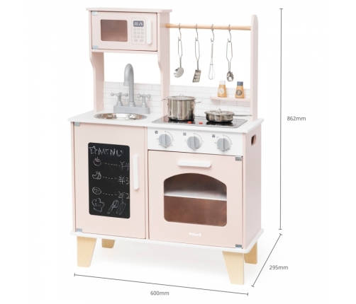 VIGA PolarB Drewniana Kuchnia Światło Dźwięk + Akcesoria