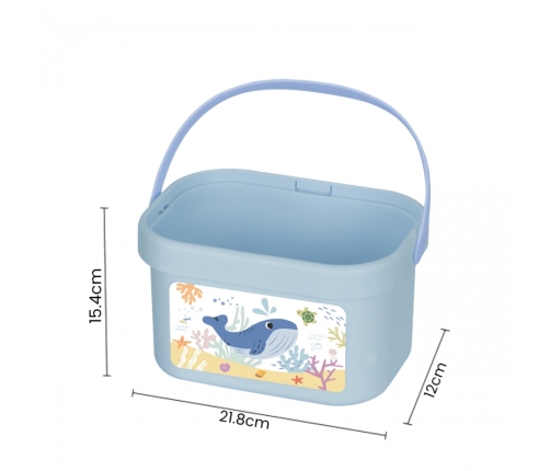 TOOKY TOY Drewniany Zestaw Morskich Zabawek Wieża Balansująca Łowienie Ryb Figurki 23 Elementy