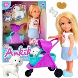 WOOPIE ROYAL Laleczka z Wózkiem i Pieskiem WOOPIE ROYAL Laleczka z Wózkiem i Pieskiem