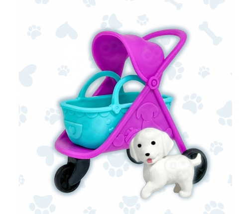 WOOPIE ROYAL Laleczka z Wózkiem i Pieskiem
