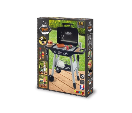 SMOBY Grill Ogrodowy dla dzieci Barbecue 18 akcesoriów