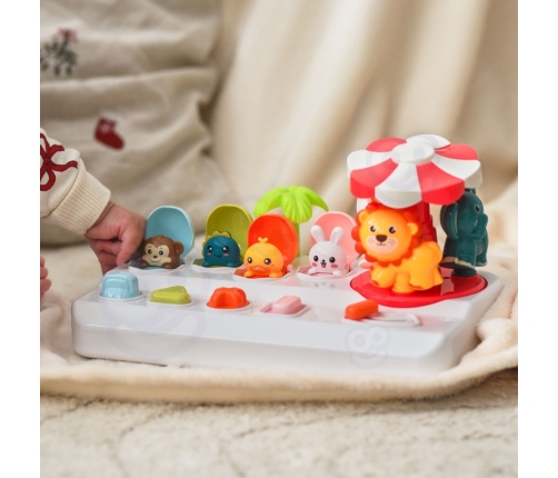 WOOPIE Wyskakujące Zwierzątka Pop Up Karuzela Zabawka Interaktywna