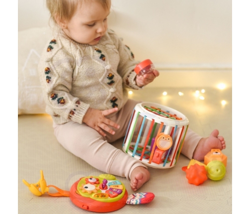 WOOPIE BABY Walec Kostka Sensoryczna Interaktywny Bębenek