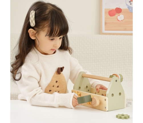 VIGA PolarB Skrzynka z Narzędziami Zestaw Drewniany