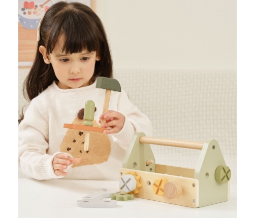 VIGA PolarB Skrzynka z Narzędziami Zestaw Drewniany