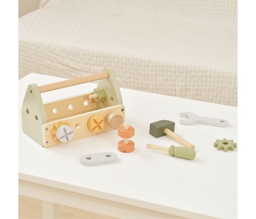 VIGA PolarB Skrzynka z Narzędziami Zestaw Drewniany