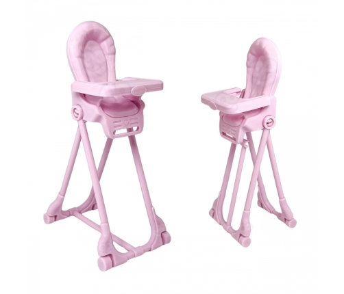 WOOPIE ROYAL Lalka Lily Bobas Krzesełko do Karmienia Zestaw Akcesoria