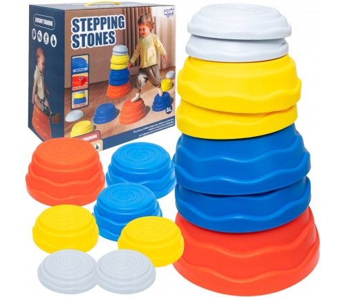 WOOPIE Kamienie Balansujące Sensoryczne Trening Równowagi 5 szt