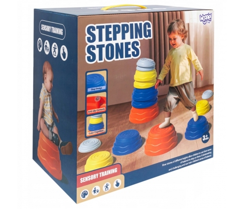 WOOPIE Kamienie Balansujące Sensoryczne Trening Równowagi 5 szt