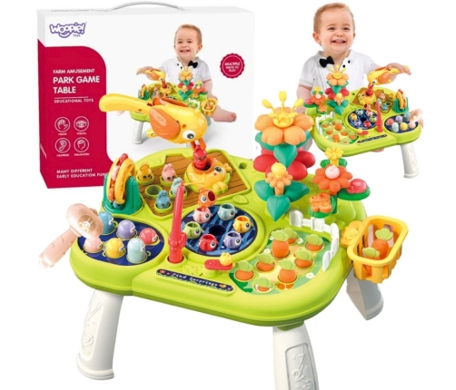 WOOPIE BABY Interaktywny Multistolik Edukacyjny 8w1 Montessori
