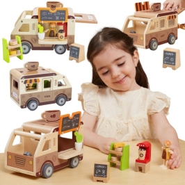 VIGA Food truck Drewniane Auto Kawiarnia Cukiernia VIGA Food truck Drewniane Auto Kawiarnia Cukiernia