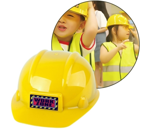CLASSIC WORLD EDU Kask Ochronny Budowlany Roboczy Uniwersalny