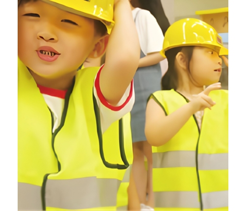 CLASSIC WORLD EDU Kask Ochronny Budowlany Roboczy Uniwersalny