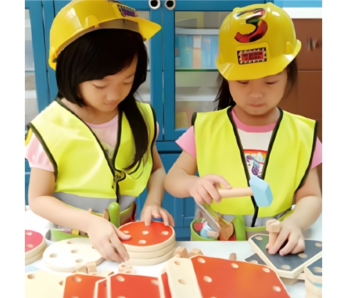 CLASSIC WORLD EDU Kask Ochronny Budowlany Roboczy Uniwersalny