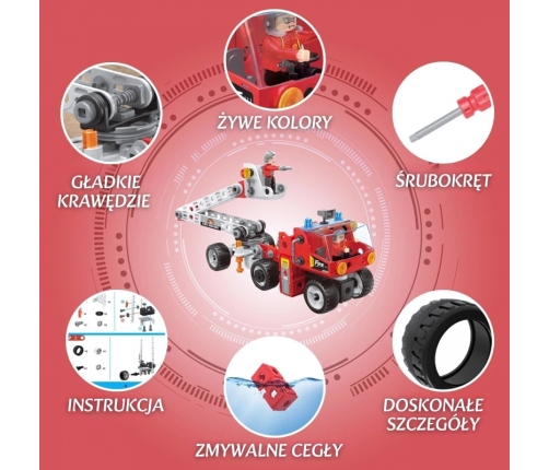 WOOPIE Zestaw Konstrukcyjny Creator City Fire Brigade