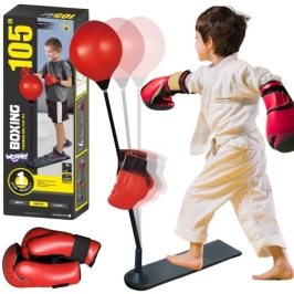 WOOPIE Zestaw Bokserski Stojąca Gruszka Regulowana 70-105 cm WOOPIE Zestaw Bokserski Stojąca Gruszka Regulowana 70-105 cm
