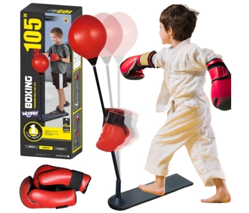 WOOPIE Zestaw Bokserski Stojąca Gruszka Regulowana 70-105 cm