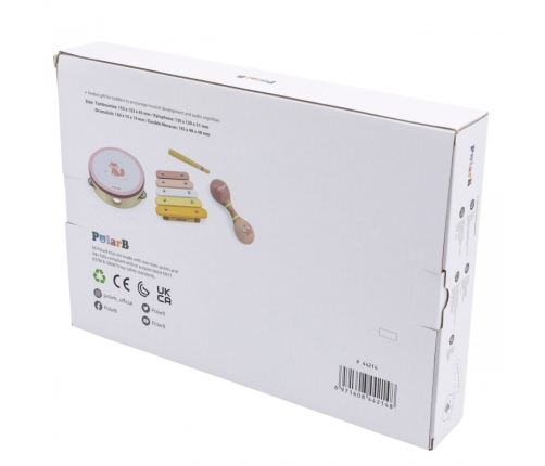 VIGA PolarB Zestaw Instrumentów Muzycznych Różowy