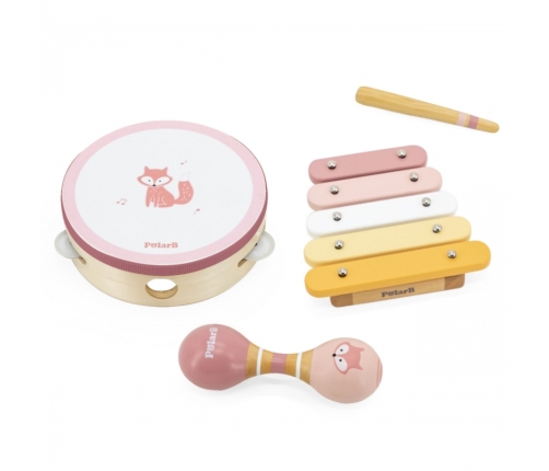 VIGA PolarB Zestaw Instrumentów Muzycznych Różowy