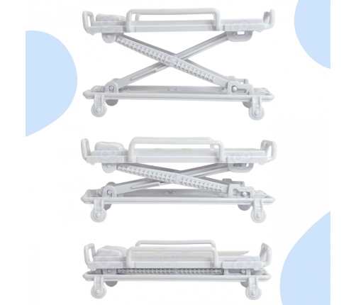 WOOPIE Pogotowie Karetka Ambulans Nosze w Zestawie + Sygnały Dźwiękowe I Świetlne