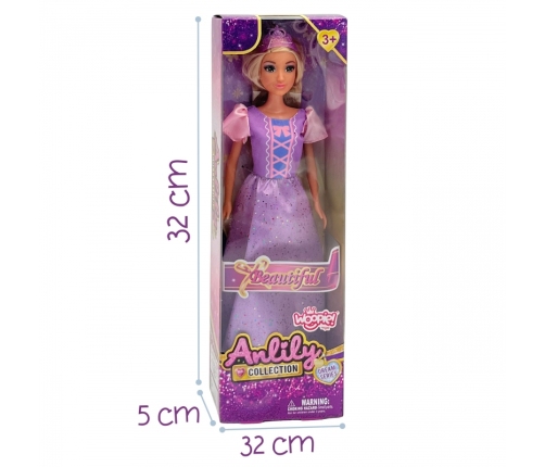 WOOPIE ROYAL Lalka Modowa LILY Piękna Księżniczka z Koroną