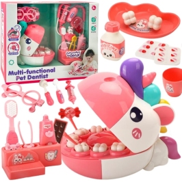 WOOPIE Zestaw Małego Dentysty Głowa Jednorożca Akcesoria WOOPIE Zestaw Małego Dentysty Głowa Jednorożca Akcesoria