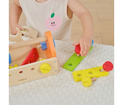 Viga Skrzynka Na Narzędzia Zestaw Drewniany