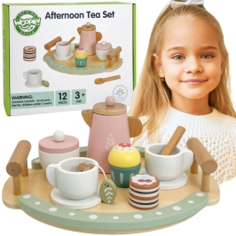 WOOPIE GREEN Drewniany Zestaw do Herbaty i Kawy 12 el. FSC WOOPIE GREEN Drewniany Zestaw do Herbaty i Kawy 12 el. FSC