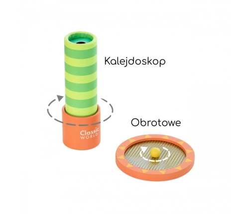 CLASSIC WORLD Eksperymenty Optyczne Zestaw Sensoryczny Trening Zmysłów 16 el.