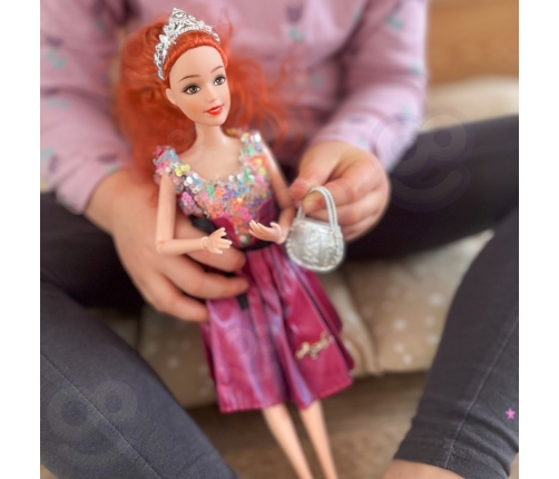 WOOPIE ROYAL Lalka Emi Style Fashion 32 cm - Stylowa Księżniczka w Różowej Sukni + Akcesoria