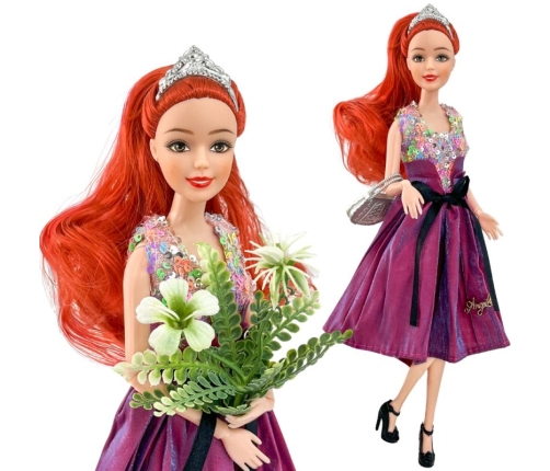 WOOPIE ROYAL Lalka Emi Style Fashion 32 cm - Stylowa Księżniczka w Różowej Sukni + Akcesoria