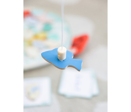 CLASSIC WORLD Edukacyjna Gra Łowienie Rybek na Magnes z Kartami do Nauki Liczenia