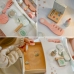 TOOKY TOY Drewniana Toaletka z Krzesełkiem Akcesoria Lustro z Oświetleniem LED + Kosmetyki